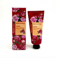  ФМС Hand Крем для рук Farm stay pink flower blooming hand cream pink rose
