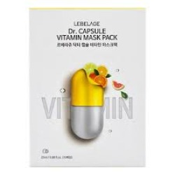  LBLG MASK Маска для лица тканевая витаминная LEBELAGE Dr. CAPSULE VITAMIN MASK PACK 