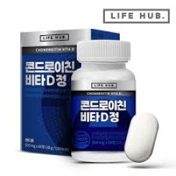  БДЖ LIFE HUB БАД "Максимальная защита суставов и костей с натуральным хондроитином и витамином D" Chondroitin Vita D Tablets 60шт
