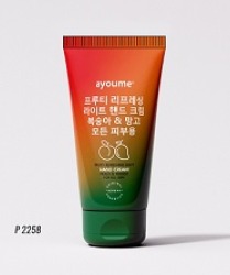  АЮМ Hand Крем для рук с персиком и манго Fruity refreshing light hand cream with peach and mango extracts 60ml