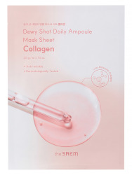  СМ Dewy Shot Маска на тканевой основе Dewy Shot Daily Ampoule Mask Sheet Collagen 1шт