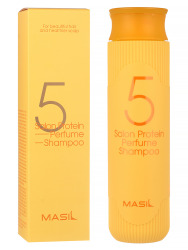  MAS 5SAL Шампунь для волос протеиновый MASIL 5 SALON PROTEIN PERFUME SHAMPOO 300ml