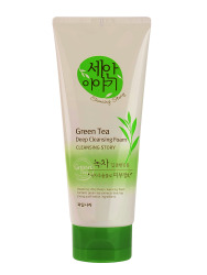  ВЛК Kwailnara Cleansing Story Пенка для лица с экстрактом зеленого чая Cleansing Story Foam Cleansing (Green Tea)120g 