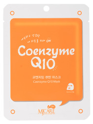  МЖ MJ CARE Маска тканевая для лица с коэнзимом MJ on Coenzyme Q10 mask pack 22гр