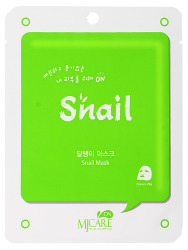  МЖ MJ CARE Маска тканевая для лица улиточная MJ on Snail mask pack 22гр