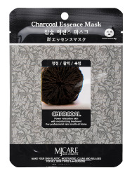 МЖ Essence Маска тканевая для лица Древесный уголь Charcoal Essence Mask 23гр