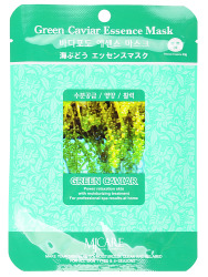 МЖ Essence Маска тканевая для лица Морской виноград Green Caviar Essence Mask 23гр