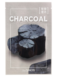 СМ Natural Тканевая маска для лица Natural Charcoal Mask Sheet 21мл