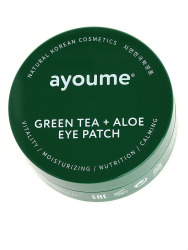  АЮМ PATCH Патчи для глаз от отечности с экстрактом зеленого чая и алоэ AYOUME GREEN TEA+ALOE EYE PATCH 