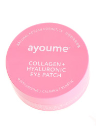  АЮМ PATCH Патчи для глаз разглаживающие с коллагеном и гиалур. кислотой AYOUME COLLAGEN+HYALURONIC EYE PATCH 