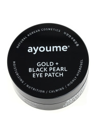  АЮМ PATCH Патчи для глаз от темных кругов с золотом и черным жемчугом AYOUME GOLD+BLACK PEARL EYE PATCH 
