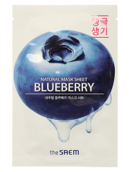 СМ Natural Маска на тканевой основе Natural Blueberry Mask Sheet 21мл