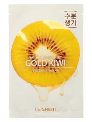 СМ Natural Маска на тканевой основе Natural Gold Kiwi Mask Sheet 21мл