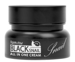  ФМС Black Snail Крем для лица с экстрактом черной улитки Farm stay black snail All-in one Cream,100мл