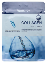  ФМС VD Маска для лица тканевая с коллагеном FarmStay Visible Difference Mask Sheet Collagen 23мл
