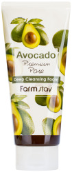  ФМС Avocado Пенка для умывания Farm stay Avocado Deep Cleansing Foam