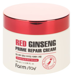  ФМС Cream Крем восстанавливающий с экстрактом красного женьшеня FarmStay Red Ginseng Prime Repair Cream, 100ml