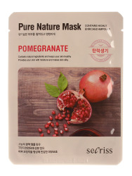  АН Secriss Маска тканевая Secriss Pure Nature Mask Pack- Pomeganate 25мл
