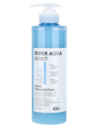  ВЛК IOU Пенка для лица увлажняющая с дозатором IOU Super Aqua Moist Liquid Cleansing Foam 500ml