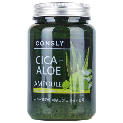  CNS AMPOULE Сыворотка ампульная многофункциональная успокаивающая с центеллой азиатской и алоэ Cica Aloe All-In-One Ampoule, 250мл