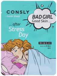  CNS Маска тканевая BAD GIRL "после тяжелого дня" Good Skin after Stress Day Mask Sheet