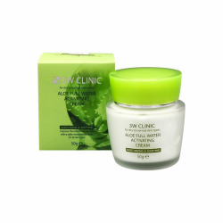  3W ALOE Крем для лица увлажняющий с алоэ вера ALOE FULL WATER ACTIVATING CREAM, 50g