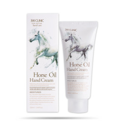  3W HAND Крем для рук с экстрактом лошадиного жира MOISTURIZING HORSE OIL HAND CREAM, 100ml