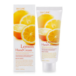  3W HAND Крем для рук с экстрактом лимона MOISTURIZING LEMON HAND CREAM, 100ml