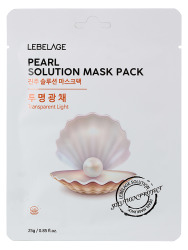  LBLG Маска тканевая LEBELAGE PEARL SOLUTION MASK 25g