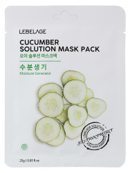  LBLG Маска тканевая LEBELAGE CUCUMBER SOLUTION MASK 25g