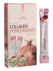  БДЖ JELLY БАД Желе с гранатом Jinskin Collagen Pomegranate Jelly sticks (20g x 10EA)