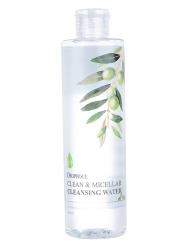  ДП CM Вода для лица мицеллярная с экстрактом оливы DEOPROCE CLEAN & MICELLAR CLEANSING WATER OLIVE 300ml