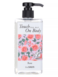  СМ TOUCH ON BODY VEGAN Гель для душа с экстрактом розы Touch On Body Rose Body Wash 300ml