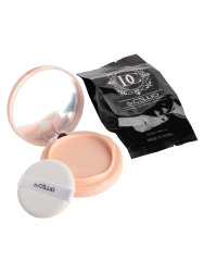  ДРСЛ CUSHION Кушон для лица увлажняющий солнцезащитный DR.CELLIO MOISTURE SUN BLOCK CUSHION #13 LIGHT BEIGE