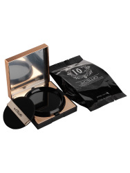  ДРСЛ CUSHION Кушон для лица осветляющий с муцином улитки Dr.CELLIO WHITENING & LIFTING BLACK SNAIL CUSHION #21