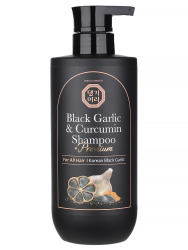  ДГМ Black Garlic and Curcumin Шампунь с экстрактом черного чеснока и куркумы DAENG GI MEO RI Black Garlic and Curcumin Shampoo 500ml