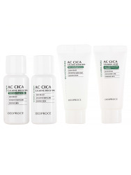  ДП AC CICA Набор для лица уходовый с экстрактом центеллы азиатской DEOPROCE AC CICA CARMING BOOSTING TRIAL KIT (тонер, лосьон, крем, пенка)