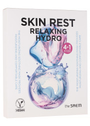  СМ Skin Rest VEGAN Набор масок на тканевой основе Skin Rest Relaxing Hydro Mask Sheet (4+1ea)