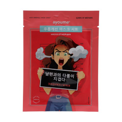  АЮМ QOM Маска на тканевой основе для лица от морщин Anti-wrinkle Mask Sheet 23ml