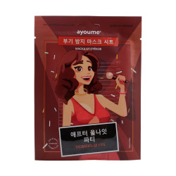  АЮМ QOM Маска на тканевой основе для лица от отеков Anti-puffiness Mask Sheet 23ml