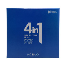  ДРСЛ SET Набор уходовый для мужской кожи лица DR.CELLIO 4 IN 1 FRESH HOMME SKIN CARE 2 SET