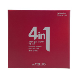  ДРСЛ SET Набор уходовый для мужской кожи лица DR.CELLIO 4 IN 1 ROMANTIC HOMME SKIN CARE 2 SET