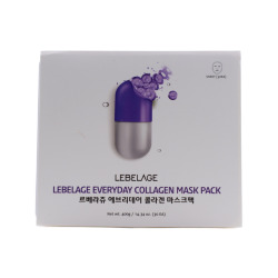  LBLG MASK Набор масок тканевых с коллагеном LEBELAGE EVERYDAY COLLAGEN MASK PACK,400г/30шт