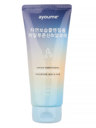  АЮМ Foam Пенка для лица увлажняющая с гиалуроновой кислотой и алоэ Nature Moisturizing Cleansing Foam Hyaluronic Acid & Aloe