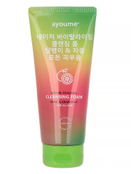  АЮМ Foam Пенка для лица восстанавливающая с муцином улитки и экстрактом грейпфрута Nature Vitalizing Cleansing Foam Snail & Grapefruit