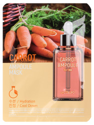  ДРСЛ Маска для лица тканевая Dr.CELLIO CARROT AMPOULE MASK