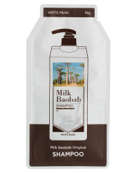  MB OWM Шампунь для волос MilkBaobab Original Shampoo White Musk Pouch 10ml