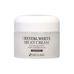  3W CRYSTAL Крем для лица осветляющий с молочным протеином CRYSTAL WHITE MILKY CREAM, 50g