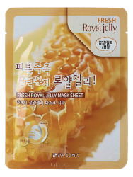  3W Маска тканевая с экстрактом маточного молочка FRESH ROYAL JELLY MASK SHEET, 23ml