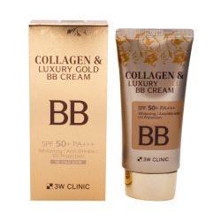  3W CG Крем BB с золотом и коллагеном COLLAGEN & LUXURY GOLD BB CREAM, 50g